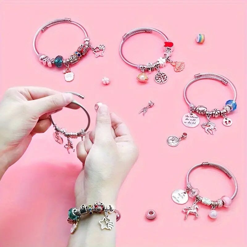 🎅Early Christmas Sale🎁 Girls Charm Bracelet Making Kit