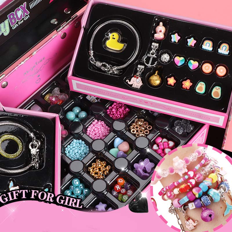 🎅Early Christmas Sale🎁 Girls Charm Bracelet Making Kit