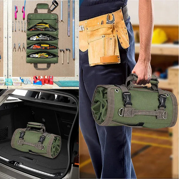 Hardware Tool Roll Storage Bag