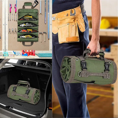 Hardware Tool Roll Storage Bag