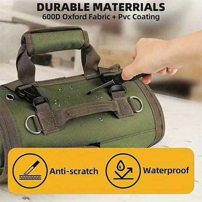 Hardware Tool Roll Storage Bag