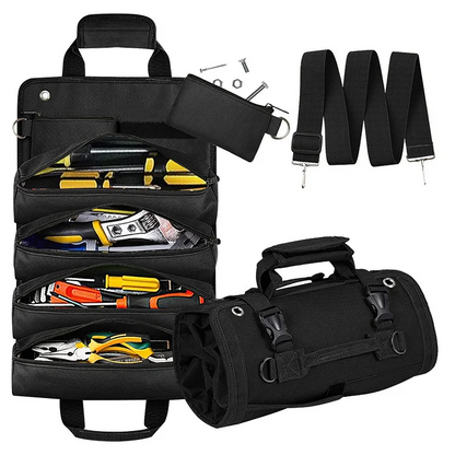 Hardware Tool Roll Storage Bag